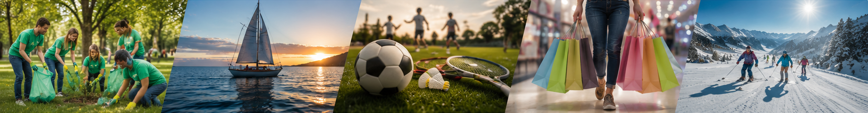 Activités CSE : solidarité, voile, sport, shopping et ski